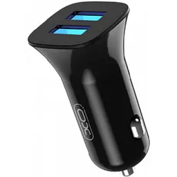 Автомобільний зарядний пристрій XO TZ10 2 USB/2.4A/12W + Data Cable USB to Type C - мініатюра 2