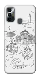 TPU чехол Demsky Odesa spirit для TECNO Spark 7
