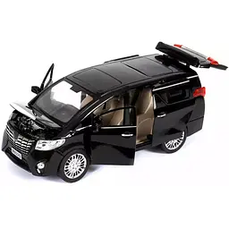 Колекційна металева модель автомобіля АвтоЕксперт Toyota Alphard з інерцією, світлом та звуком 1:24 - мініатюра 6