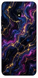 TPU чохол Demsky Purple space marble для Xiaomi Redmi 8a