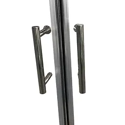 Душова кабіна без піддону Koer SR SC04-100x100x195-TR-01 прозоре скло Easy Clean 5 мм, хром KR5361, Універсальна, прозорий, хром - мініатюра 9