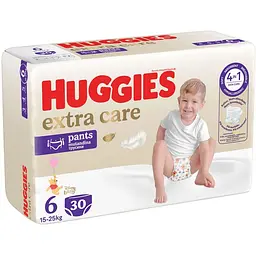 Підгузки-трусики Huggies Extra Care Pants 6 (15-25 кг) 30 шт. - мініатюра 2