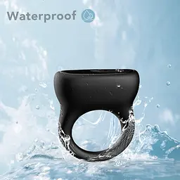 Віброкільце B - Series Joy Oring Black, 6 см (чорний) - мініатюра 9