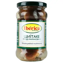 Гриби грузді (шиїтаке) мариновані Iberica 300 г