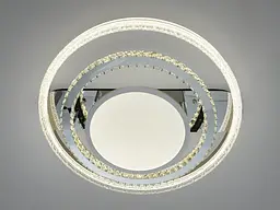 Стельова люстра LED Diasha 8818/800+600+400 хром 195W до 33 м² - мініатюра 2