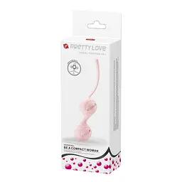 Вагінальні кульки Pretty Love Kegel Tighten Up, 16.3 см, світло-рожевий - мініатюра 6