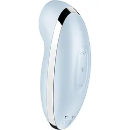 Вібростимулятор-пульсатор Satisfyer Tap & Climax 2 Blue - мініатюра 5