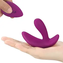 Вібратор Lovetoy O-Sensual Remote Ride 9 см фіолетовий - мініатюра 3