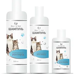 Шампунь  Doctor Vet для котів та кошенят усіх порід 500 мл - мініатюра 4