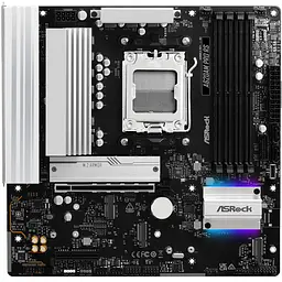 Материнська плата ASRock A620AM PRO RS (AM5/A620A, 4xDDR5, PCIex16, DP/HDMI, 2xSATA, 3xM.2, 2.5GLan, 8ch, mATX)