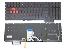 Клавіатура для HP OMEN 15-CE, 15-CE000, 15-ce008ca, 15-ce010ca, 15-ce020ca (RU Black Без Рамки з підсвічуванням). Оригінал.