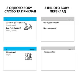 Картки для вивчення французької мови English Student. Французька на щодень - мініатюра 2