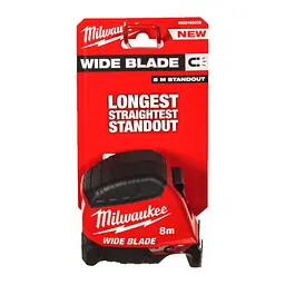 Рулетка магнітна WIDE BLADE MAGNETIC MILWAUKEE (Gen2), 8м (35мм) - мініатюра 3