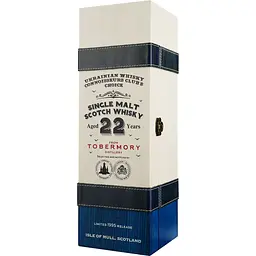 Віскі Tobermory 22 Years Old 1st Fill Allier Single Malt Scotch Whisky, у подарунковій упаковці, 56,6%, 0,7 л - мініатюра 3
