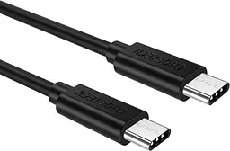 Кабель USB 2.0 Type-C M-M, 2.0 м, 60W PVC чорний Choetech - мініатюра 2