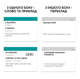 Картки для вивчення англійської мови English Student. British vs American English - мініатюра 2