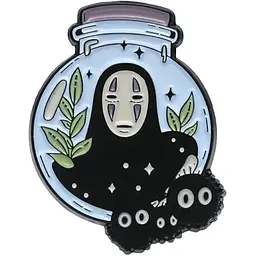 Значок Віднесені привидами Безликий Бог Spirited Away Kaonasi 3 см MK SA K 02