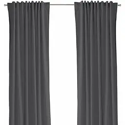 Штори на кухню та в кімнату Cosas  BELUGA 180х260 см 2 шт лава (Curtains_15Graphite_DUK_180x260)