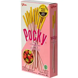 Палички Pocky Strawberry Flavour солодкі 45 г (12694) - мініатюра 2
