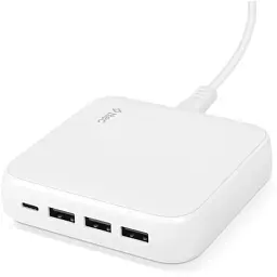 Мережевий зарядний пристрій Ttec SmartCharger Quattro GaN USB-C/USB-A 65W White (2SCG02B) - мініатюра 2