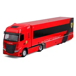 Ігровий набір - ВАНТАЖІВКА-ТЯГАЧ IVECO S-WAY ТА БОЛІД SF-24 (1:43)