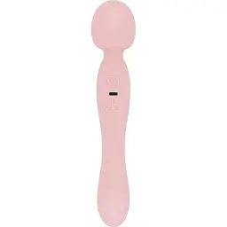 Вібратор Good Vibes Only Simi Double-Sided Wand Vibrator Soft Silicone Pink (SX3076) [152368] - мініатюра 3