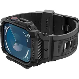 Чохол-ремінець Spigen Rugged Armor Pro для Apple Watch 46mm Matte Black (ACS08604) [149627] - мініатюра 9