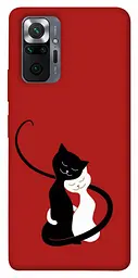 TPU чохол Demsky Закохані коти для Xiaomi Redmi Note 10 Pro