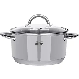 Каструля 18 см (2.6 л) з кришкою BRAVO CHEF kuh0016480