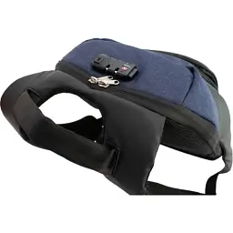 Рюкзак шкільний Optima 17" USB унісекс Синій (O96914-02) - мініатюра 5