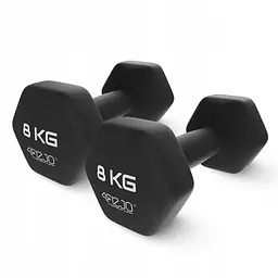 Гантелі вінілові 4FIZJO Classic 2 x 8 кг (P-5905973403214) - мініатюра 4