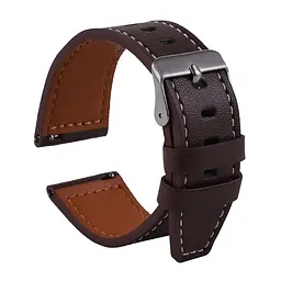 Ремінець Universal 20mm Samsung/Amazfit/Huawei Dark Brown (35680_3577562)
