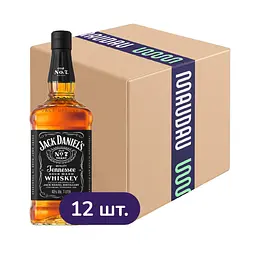 Упаковка віскі Jack Daniel's Tennessee Old No.7, 40% 12 л (1 л х 12 шт.)