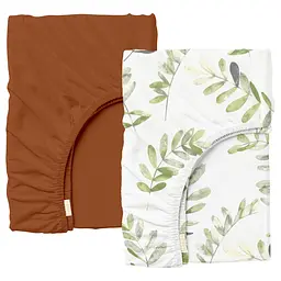 Набір простирадло на резинці 160х200 SUNSET OLIVE COSAS (4822052449622)