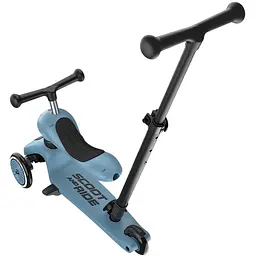 Самокат Scoot and Ride Highwaykick-1 Push and Go сіро-синій (SR-240527-STEEL) - мініатюра 7