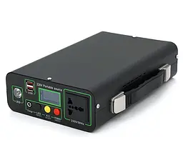 Акумуляторний інвертор 300 W 18 Ah, зарядна станція з розеткою 220 V та сонячною панеллю 45 W UKC EP-3018 - мініатюра 2