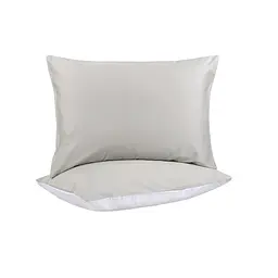 Наволочки сатин premium 300ТС Lotus Home - Florida сірий 50x70 (2 од)