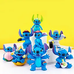 Ігрові фігурки Ліло та Стіч Lilo and Stitch 8 шт. - мініатюра 1
