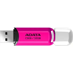 USB флеш накопичувач ADATA 32GB C906 Pink USB 2.0 (AC906-32G-RPP) - мініатюра 2