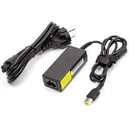 Блок живлення для ноутбуків PowerPlant LENOVO 220V, 20V 45W 2.25A (USB)