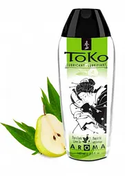 Оральний лубрикант Shunga Toko Aroma Lubricant Pear amp; Exotic Green - зі смаком груші та зеленого чаю, 165 мл