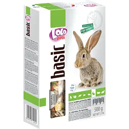 Повнораціонний корм для кролів Lolo Pets 500 г (LO-71200)