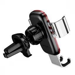Тримач в машину Baseus Metal Age Gravity Car Mount Air Outlet Version срібний (21739) - мініатюра 7