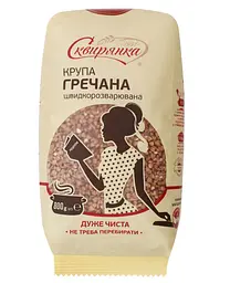 Крупа Сквирянка Гречана, ядриця, швидкорозварювана, 800 г (729872) - мініатюра 2