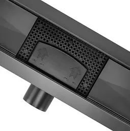 Трап для душу Rea Neox 80 black 2в1 REA-G6604 - мініатюра 2