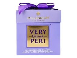 Цукерки шоколадні Millennium 140г Very Peri мол. з арах.,родз.,зл.пласт.,сол.кар.