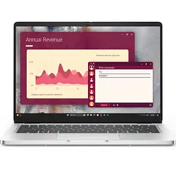 Dell Ноутбук Dell Pro 14 14" FHD+ IPS AG, Intel U7-255U, 32GB, F512GB, UMA, Lin, сріблястий