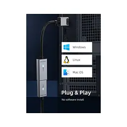 Перехідник Cabletime DisplayPort M to HDMI F 4K60Hz 0.2 m (CA915354) - мініатюра 5