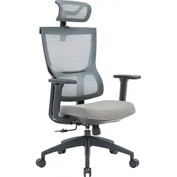 Офісне крісло OfficePro Elegant OC600-B-DG-DG Black/Dark Gray [148650] - мініатюра 3