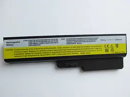 Акумулятор для ноутбука Lenovo IdeaPad G430 42T4585, 5200 mAh, 6cell, 11.1V, Li-ion, чорний - мініатюра 2